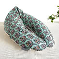 Coussin d'allaitement rechargeable avec housse demi-natté - MANTA