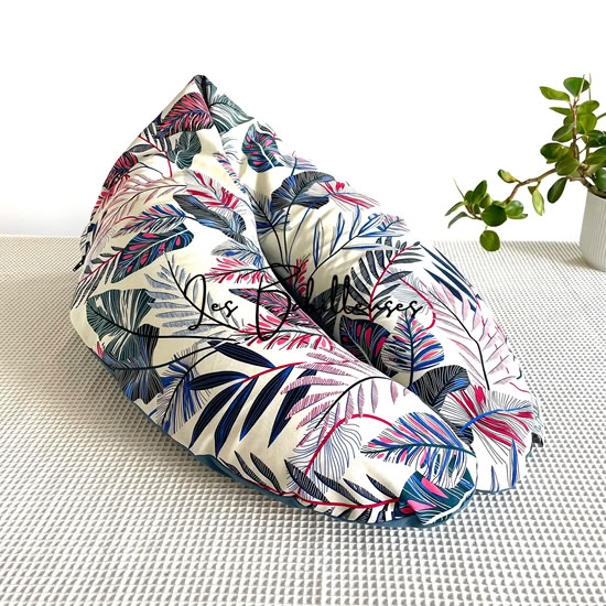 Coussin d'allaitement rechargeable avec housse coton - PENELOPE