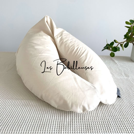 coussin d'allaitement Ecru