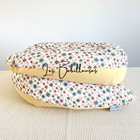Coussin King Size rechargeable et housse coton - ROSIE VANILLE