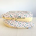 Coussin King Size rechargeable et housse coton - ROSIE VANILLE