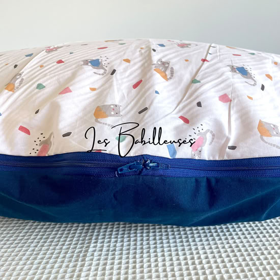 Coussin King Size rechargeable et housse coton - SIMEON MARINE