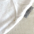BLANC - Housse Imparfaite microéponge