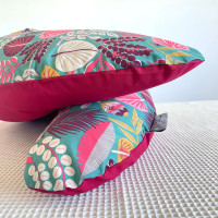 Coussin d'allaitement rechargeable avec housse coton - RED JUNGLE