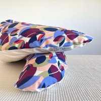 Coussin d'allaitement rechargeable avec housse demi-natté - NEW ART DECO