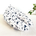 Coussin d'allaitement rechargeable avec housse coton - ZÈBRHIPPO