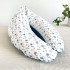 Coussin d'allaitement rechargeable avec housse coton - MIA