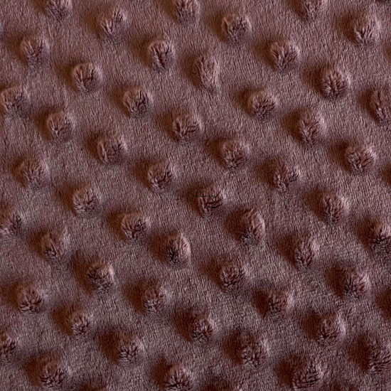 CHOCO A POIS - Housse Minky