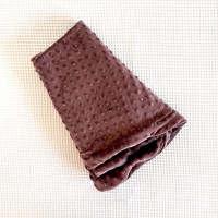 CHOCO A POIS - Housse Minky