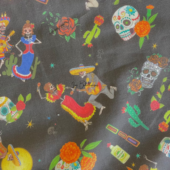 CALAVERA 🎃 Édition limitée 😱 - Housse Minky et GOTS