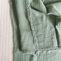 Lange géant gaze de coton 120x120 - KAKI - Lange géant Imparfait