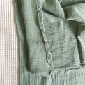 Lange géant gaze de coton 120x120 - KAKI - Lange géant Imparfait