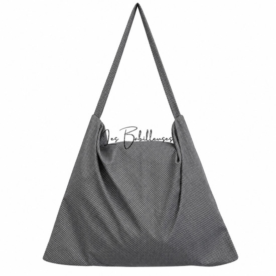 SAC - Pois gris avec zip