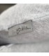 GRIS - Coussin de maternité et housse jersey bouclette