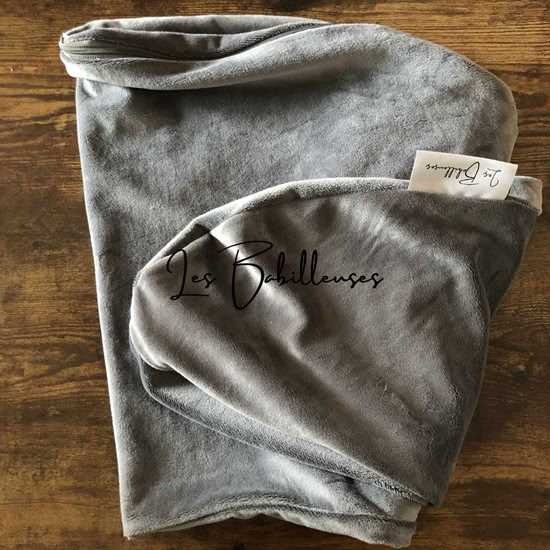 ANTHRACITE - Housse Minky