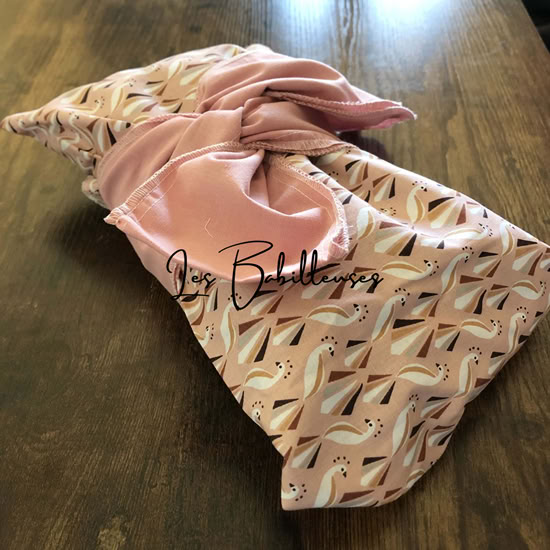Petit emballage cadeau poche tissu