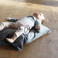 Coussin pèse-bébé avec sa housse microéponge - ANTHRACITE