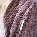 CHOCO A POIS - Housse Minky