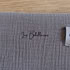 Lange géant gaze de coton 120x120 - TAUPE