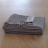 Lange gaze de coton 60x60 - TAUPE