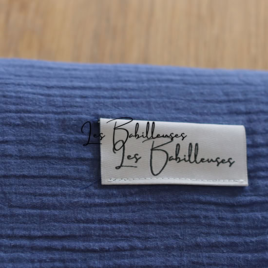 Lange géant gaze de coton 120x120 - INDIGO